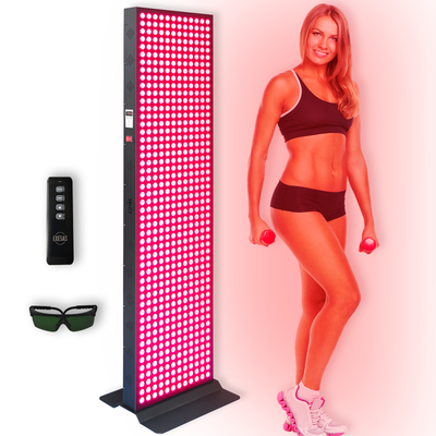 EXESAS 600 LED, 3000W Dual-Chip, Red Light Therapy Device for Full Body, 4-Wavelengths Infrared LED Panel for Skin, Weight, Pain, Wellness
