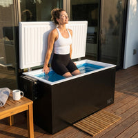 Cold Plunge Tub Built for Year-Round Recovery, Built-In Compressor, Ozone Disinfection, Weatherproof — Lifestyle