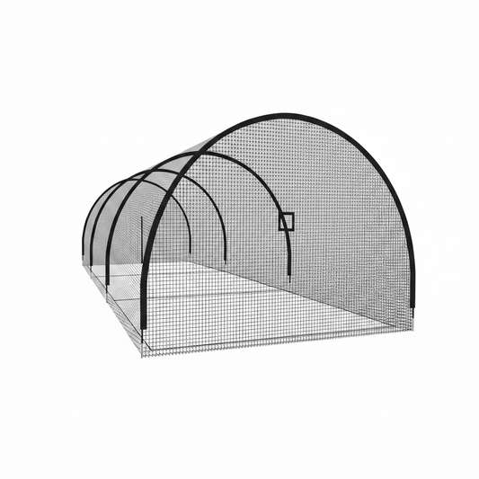 Baseball Batting Cages for Backyard 30Ft X 10Ft X 10Ft Baseball & Softball Cage Net with Zipper Door 4-Ply Reinforced Netting Portable Batting Cage for Backyard & Outdoor Lawn Training