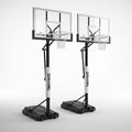 Portable Basketball Hoop Built for Outdoor Play, 60-Inch Acrylic Backboard, Arena Slam Rim, Screw Jack Lift