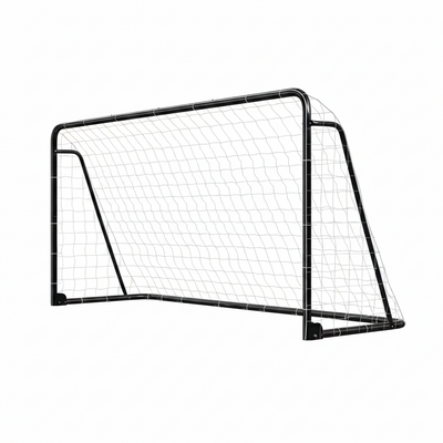 12 X 6 Ft. Foldable Steel Soccer Goal with Training Target and Cones